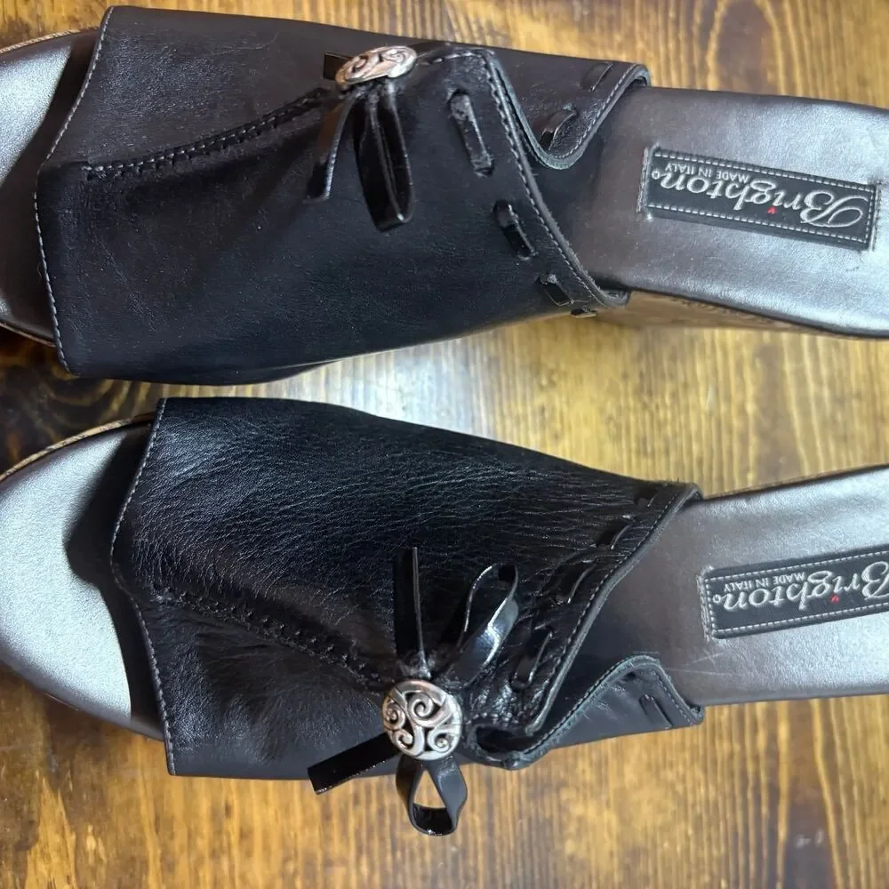 Brighton Shore Black Wedges Size‎ 6
